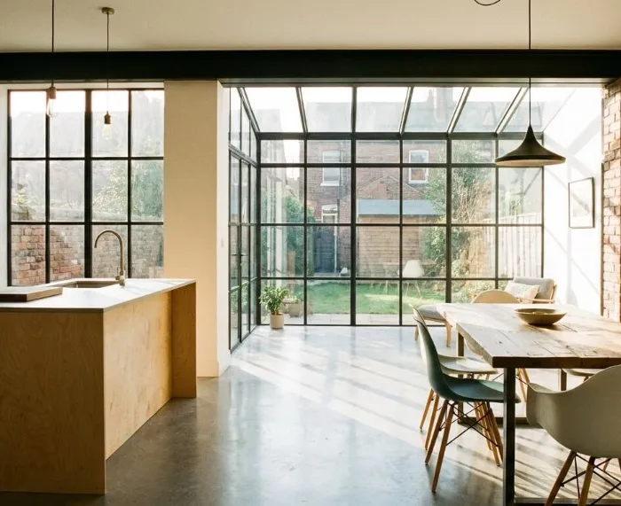 Interior detail showing clean modern finish and materials